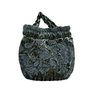 ‼️SOLD‼️ Johnny Was Velour Embroidered Green Mini Pouch Purse